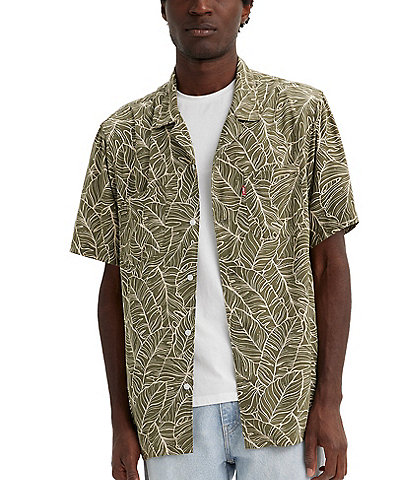 Levi's® Relaxed Fit Short Sleeve Printed Woven Camp Shirt