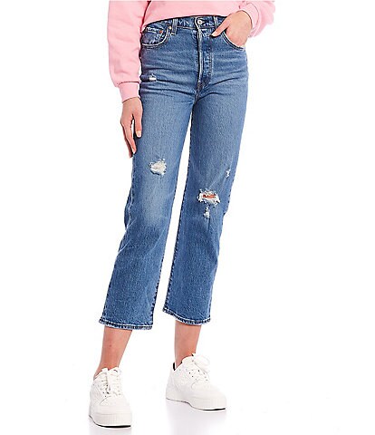 Levi's® Ribcage High Rise Ankle Straight Jeans