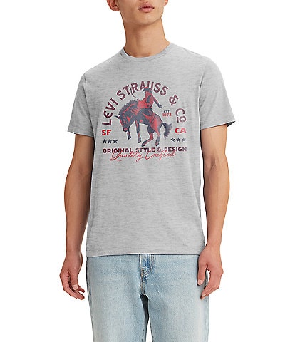 Levi's® Short Sleeve Giddy Up Bronco Graphic T-Shirt