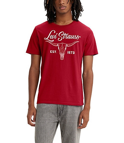 Levi's® Short Sleeve Longhorn Head Graphic T-Shirt