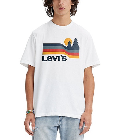Levi's® Short Sleeve Relaxed Fit Dakota Outdoors Graphic T-Shirt