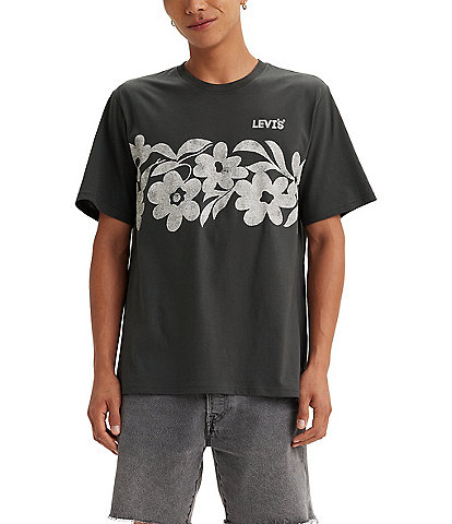 Levi's® Short Sleeve Relaxed Fit Floral Graphic T-Shirt