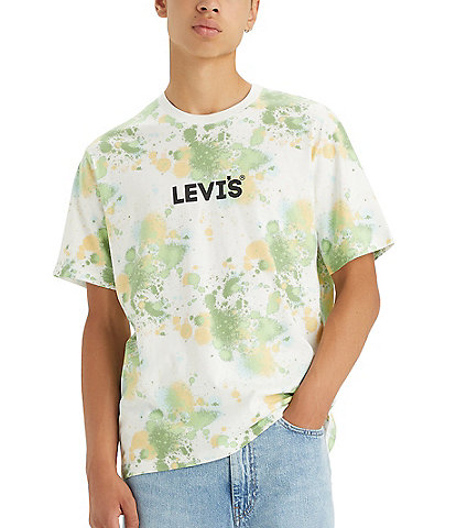 Levi's® Short Sleeve Relaxed Fit Splatter Print T-Shirt