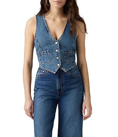 Levi's® Sleeveless Tailored Denim Vest