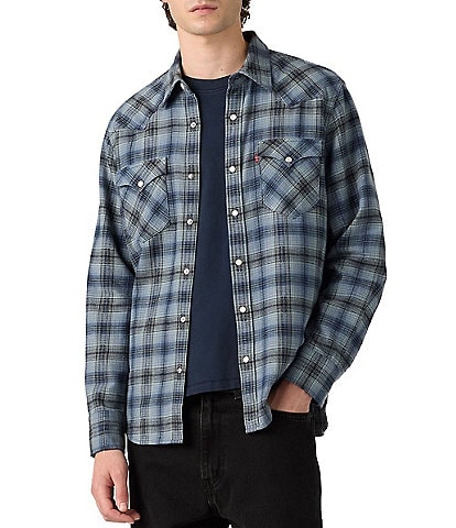 Levi's® Vintage Plaid Woven Western Shirt