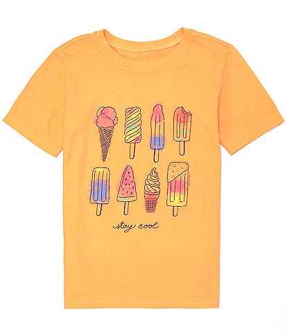 Life is Good Big Girls 7-14 Short Sleeve Popsicles Graphic T-Shirt