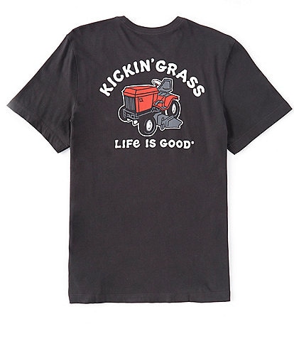 Life Is Good Kickin' Grass Crusher-Lite™ Short-Sleeve Tee