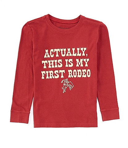 Life is Good Little Boys 2T-4T Long Sleeve First Rodeo T-Shirt