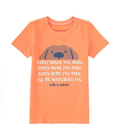 Life is Good Little Boys 2T-4T Short Sleeve I'll Be Watching You T-Shirt