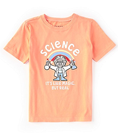 Life Is Good Little/Big Boys 5-16 Short Sleeve Science It's Like Magic But Real T-Shirt