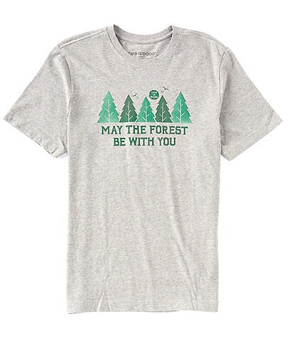 Life Is Good May The Forest Be With You Short Sleeve Crusher™ Graphic Tee