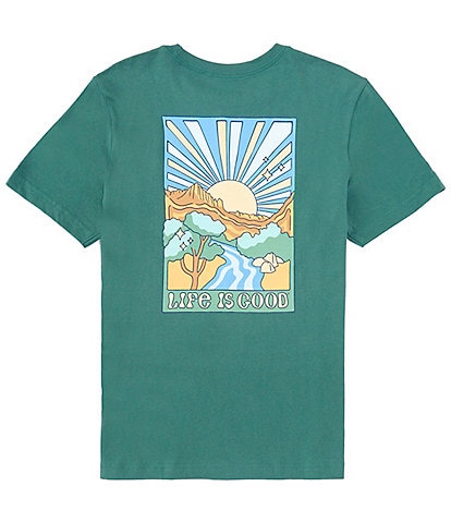 Life is Good Short Sleeve Canyon Scene Crusher™ Graphic T-Shirt