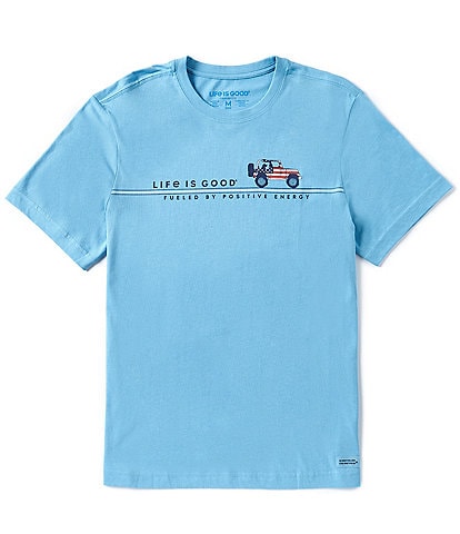 Life is Good Short Sleeve Positive Energy Americana ATV Crusher-Lite™ T-Shirt