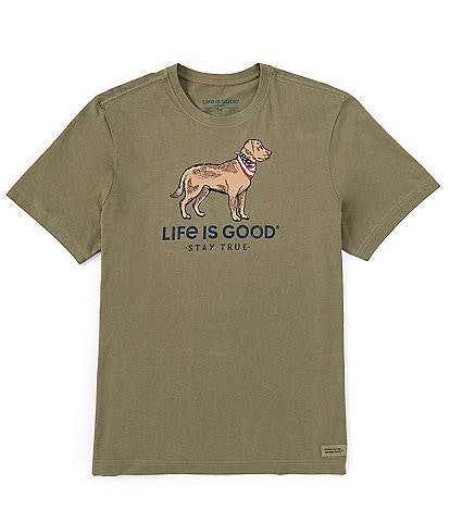 Life is Good Short Sleeve Stay True Crusher™ Graphic T-Shirt