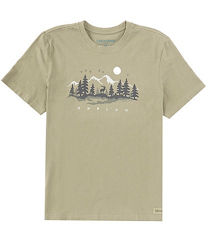 Life is Good Short Sleeve Unplug In The Outdoors Crusher™ T-Shirt