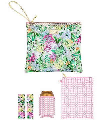 Lilly Pulitzer Beach Pouch Spritzer Pack in Via Amore