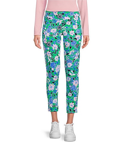 Soft Surroundings Womens Pants Floral Pull On Art To Wear Artsy Small  Petite GH