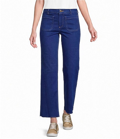 Lilly Pulitzer Harleen High-Rise Stretch Denim Cropped Jeans