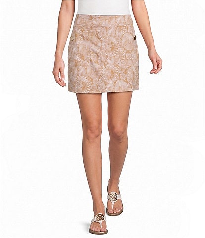 Lilly Pulitzer Joely High Rise A-Line Stretch Denim Coordinating Skirt