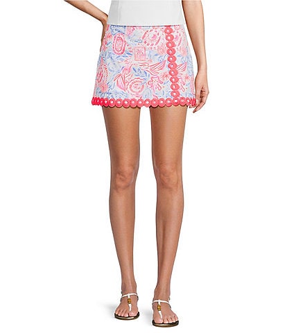 Lilly Pulitzer Michelina Lil Sun Sea Sand Print Mini Skort