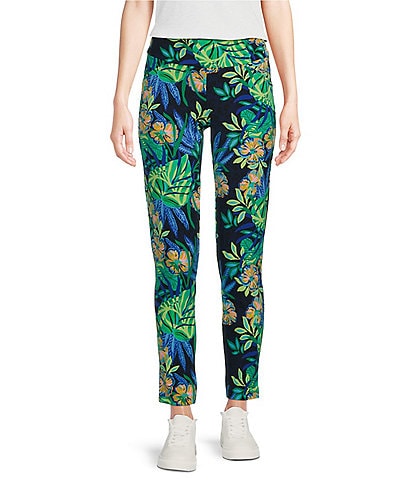 Lilly Pulitzer Printed Stretch Woven Straight Leg UPF 50+ Corso Pant