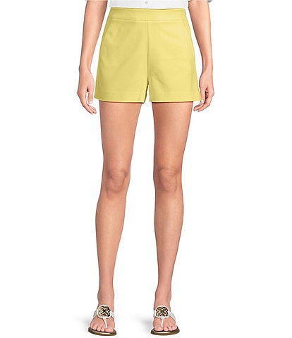 Lilly Pulitzer Sarissa Stretch High-Rise Straight Shorts