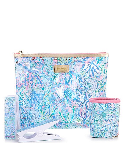 Lilly Pulitzer Soleil It On Me Beach Day Pouch Set