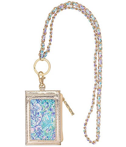 Lilly Pulitzer Soleil It On Me Zip ID Lanyard