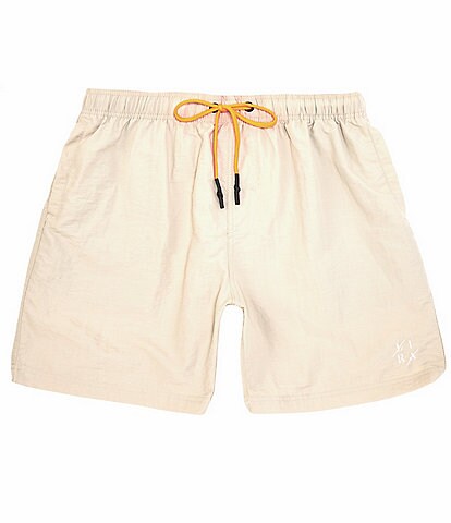 Lira Clothing 18#double; Outseam Elastic Waist Court Nylon Shorts