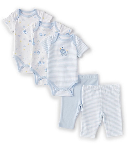 Little Me Baby Newborn-9 Months Short-Sleeve Bodysuits & Leggings 5-Piece Set
