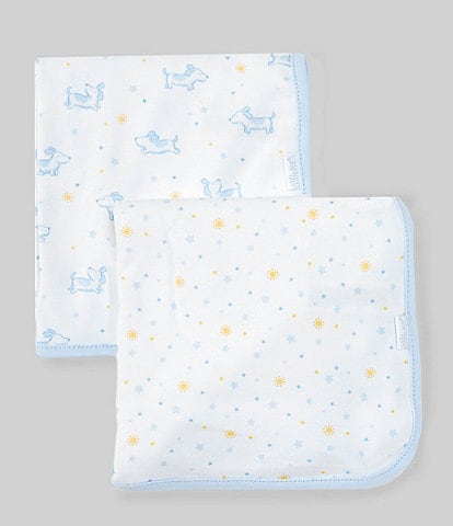 Little Me Baby Boys Playtime 2-Pack Receiving Blankets