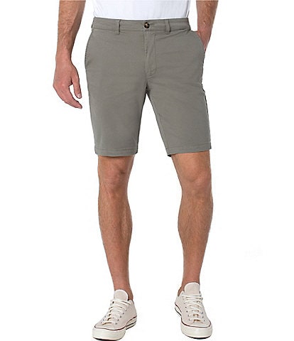 Liverpool Los Angeles Modern-Fit 9.5#double; Inseam Twill Shorts