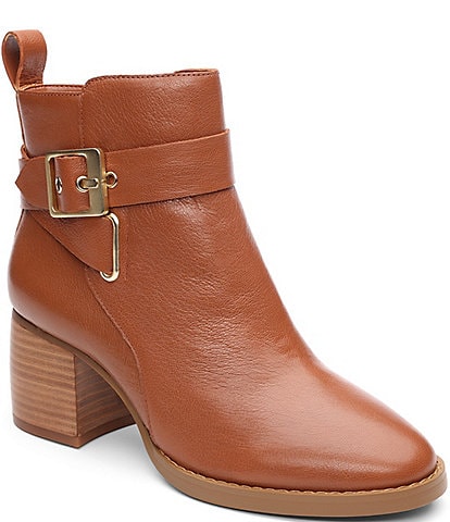 Liverpool Los Angeles Encino Leather Buckle Booties