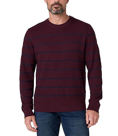  Horizontal Stripe Knit Sweater