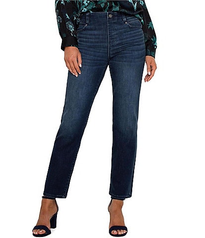 Liverpool Los Angeles Petite Size Gia Glider Pull-On Jeans