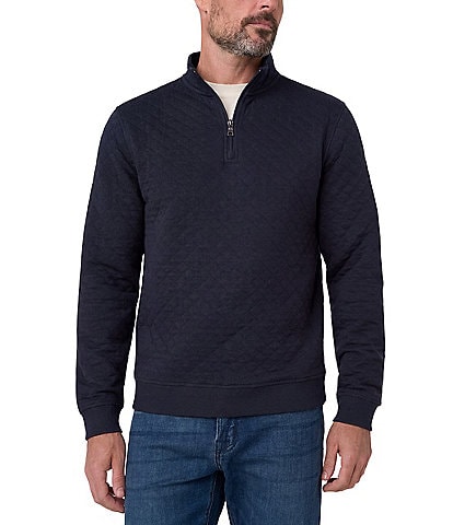 Liverpool Los Angeles Quarter Zip Quilted Pullover