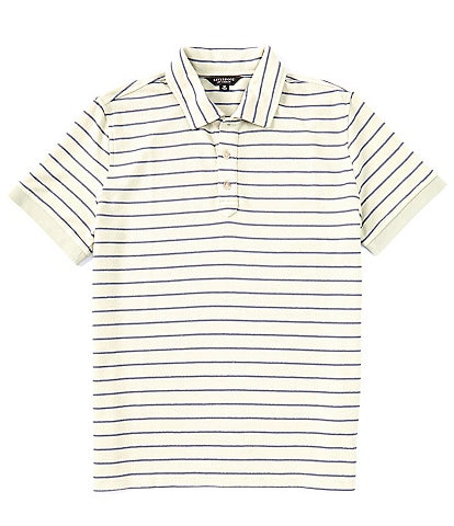Liverpool Los Angeles Short Sleeve Striped Polo Shirt