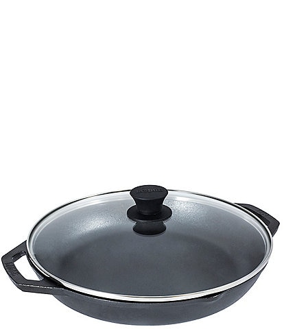 Lodge Cast Iron Chef Collection 12#double; Everyday Pan with Lid