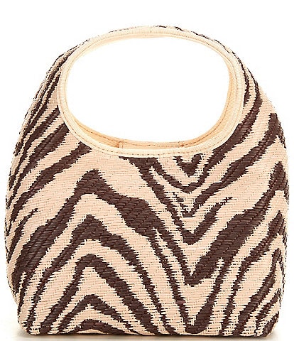 Loeffler Randall Kenzie Zebra Mini Top Handle Bag
