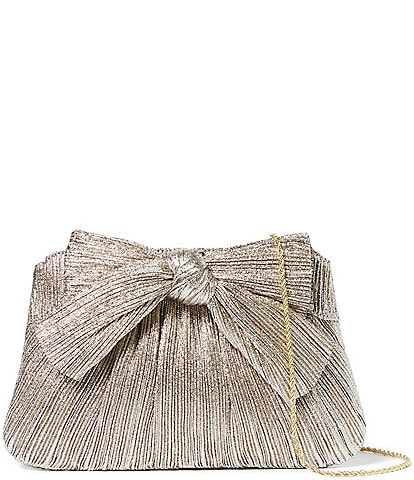 Loeffler Randall Rayne Pleated Bow Clutch
