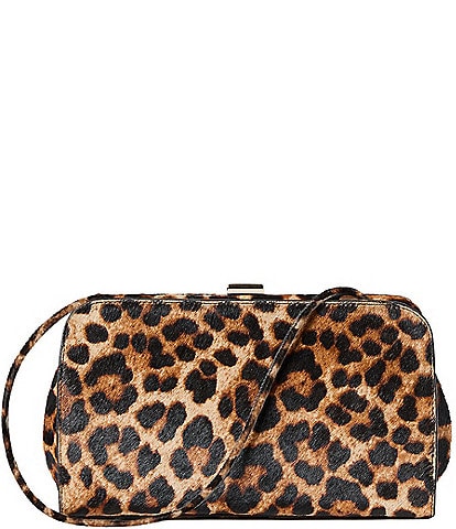 Loeffler Randall Zella Leopard Clutch