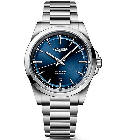 Longines Men's Conquest Automatic Stainless Steel Bracelet Watch