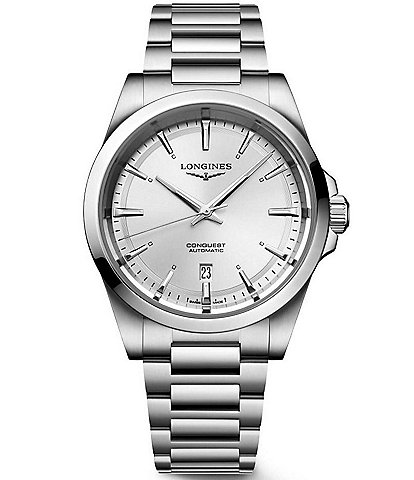 Longines Men's Conquest Automatic Stainless Steel Bracelet Watch