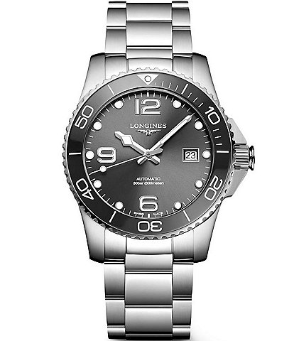 Longines Men's Hydroconquest Automatic Stainless Steel Bracelet 41mm Watch