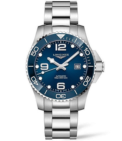 Longines Men's Hydroconquest Automatic Stainless Steel Bracelet Watch