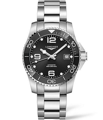 Longines Unisex Hydroconquest Automatic Stainless Steel Bracelet Watch