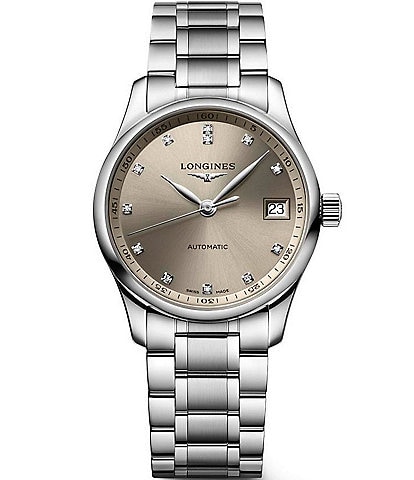 Longines Women's Master Automatic Stainless Steel Bracelet Watch