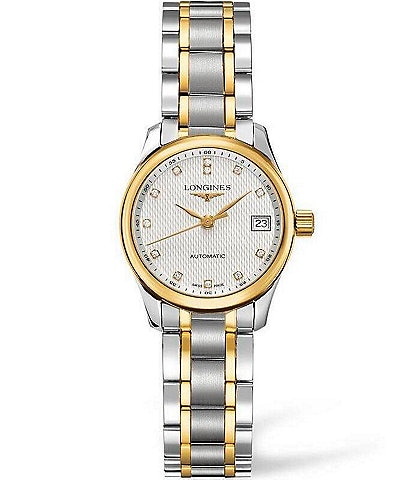 Longines Women's Master Collection Automatic Two Tone Bracelet Watch