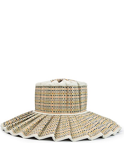 Lorna Murray Sandbar Capri Maxi Pleated Weave Sun Hat