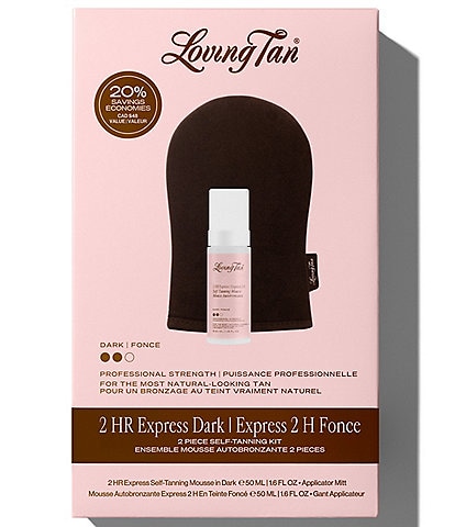 Loving Tan 2 Hour Express Self-Tanning Mousse Dark 2-Piece Kit